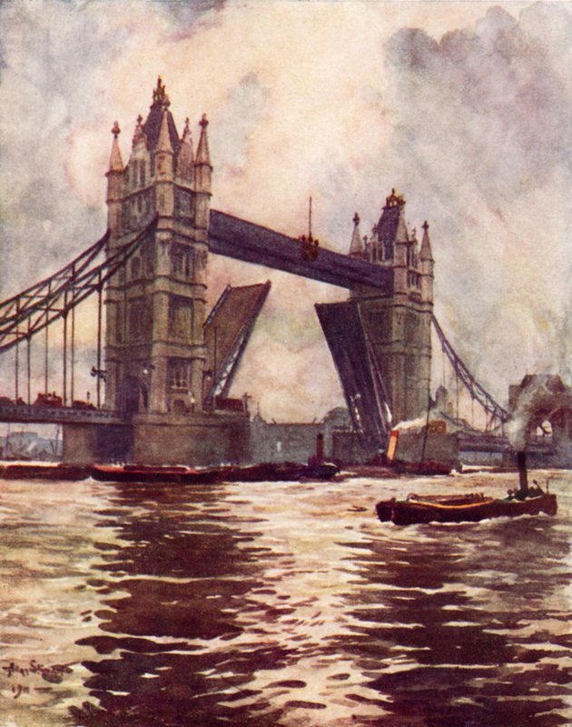 Kule Köprüsü (renkli taş) by Allan (after) Stewart