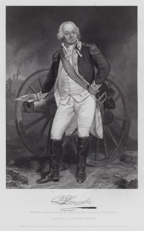 Benjamin Lincoln (gravür) by Alonzo (after) Chappel