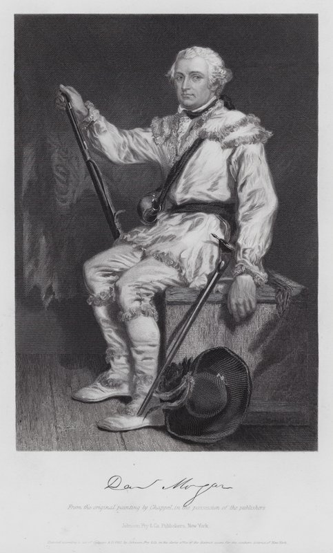 Daniel Morgan (gravür) by Alonzo (after) Chappel