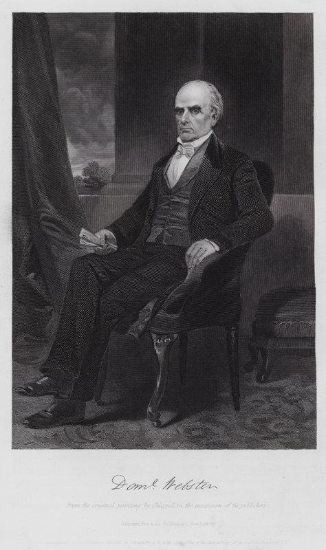 Daniel Webster (gravür) by Alonzo (after) Chappel