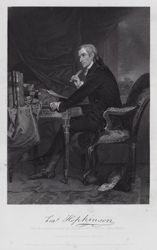 Francis Hopkinson (gravür) by Alonzo (after) Chappel