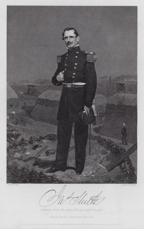 James Shields (gravür) by Alonzo (after) Chappel