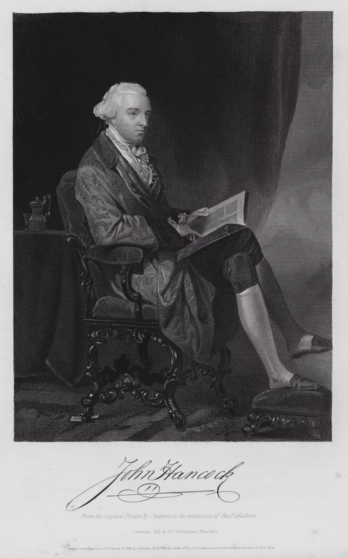 John Hancock (gravür) by Alonzo (after) Chappel