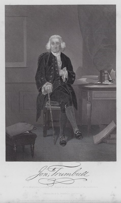 Jonathan Trumbull (gravür) by Alonzo (after) Chappel