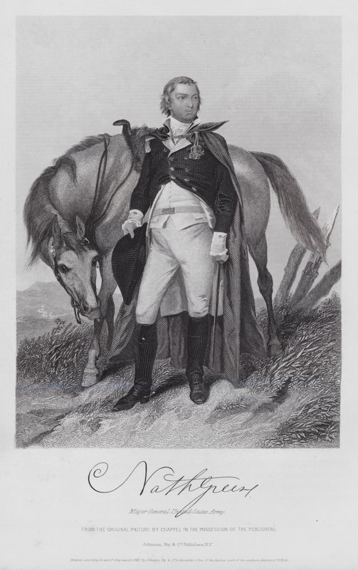 Nathaniel Greene (gravür) by Alonzo (after) Chappel