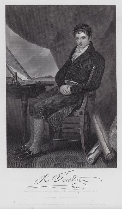 Robert Fulton (gravür) by Alonzo (after) Chappel