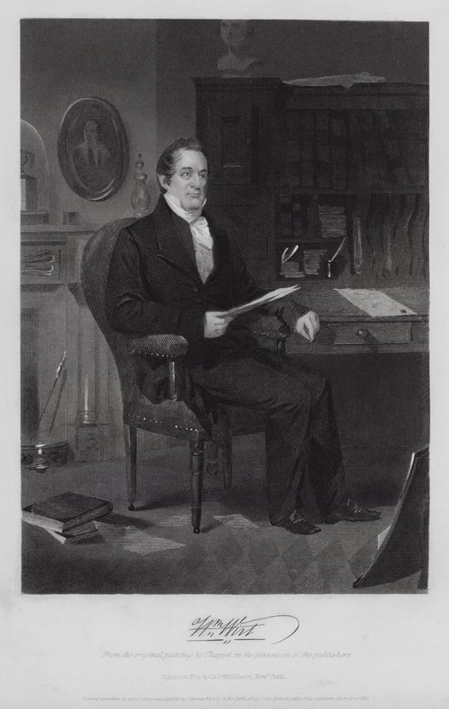 William Wirt (gravür) by Alonzo (after) Chappel