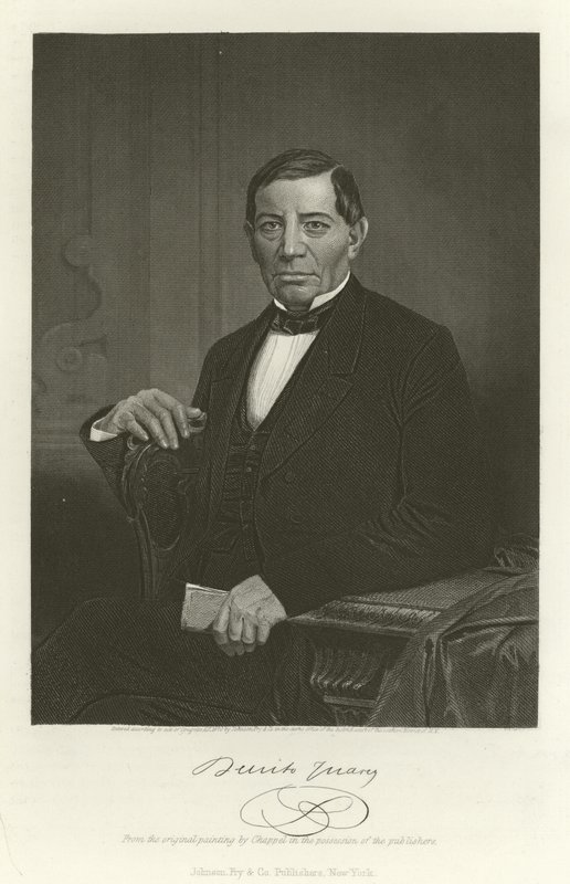 Benito Juarez by Alonzo Chappel