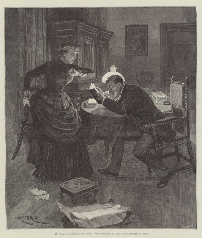 Kör Aşk, Wilkie Collins by Amedee Forestier