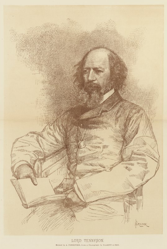 Lord Tennyson by Amedee Forestier