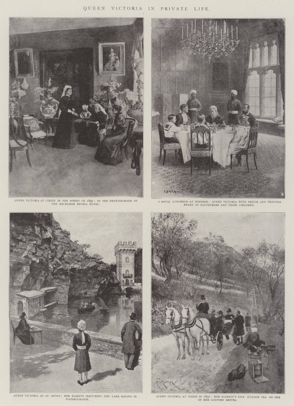 Özel Yaşamda Kraliçe Victoria by Amedee Forestier