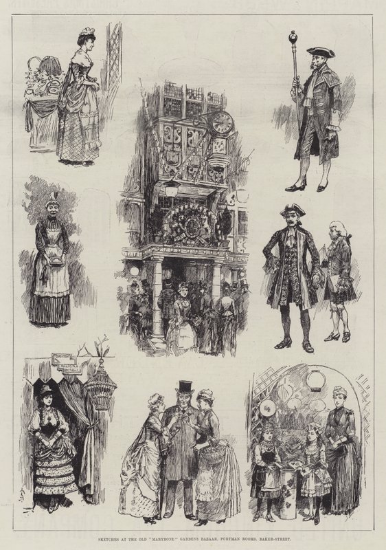Old Marylebone Gardens Bazaar, Portman Rooms, Baker-Street