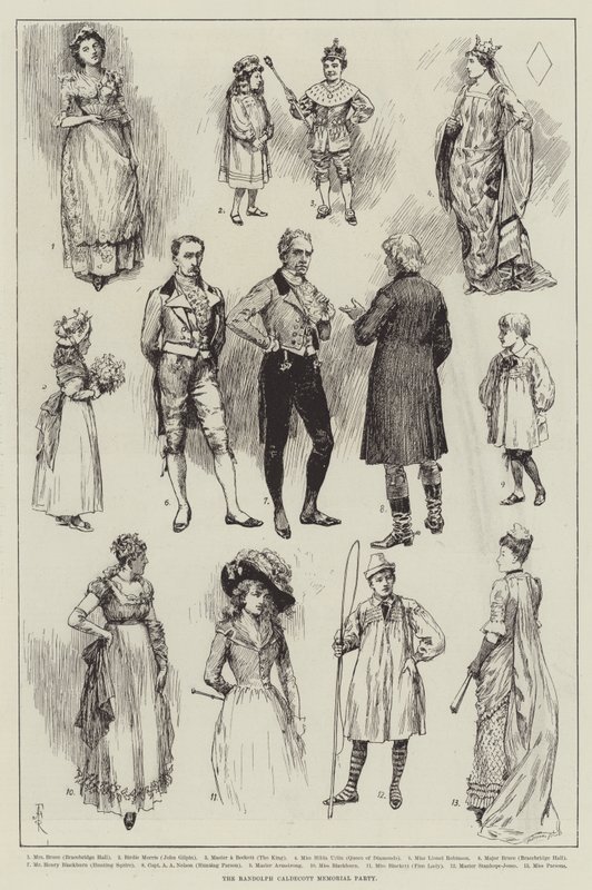 Randolph Caldecott Anma Partisi by Amedee Forestier