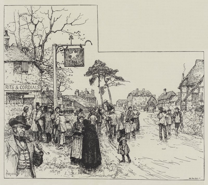 Eyre'nin Beraatı, Helen Mathers tarafından by Amedee Forestier