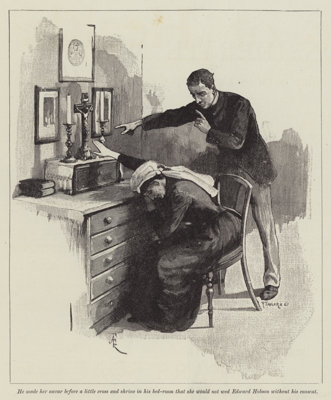 Oğlunun Vetosu, Thomas Hardy by Amedee Forestier