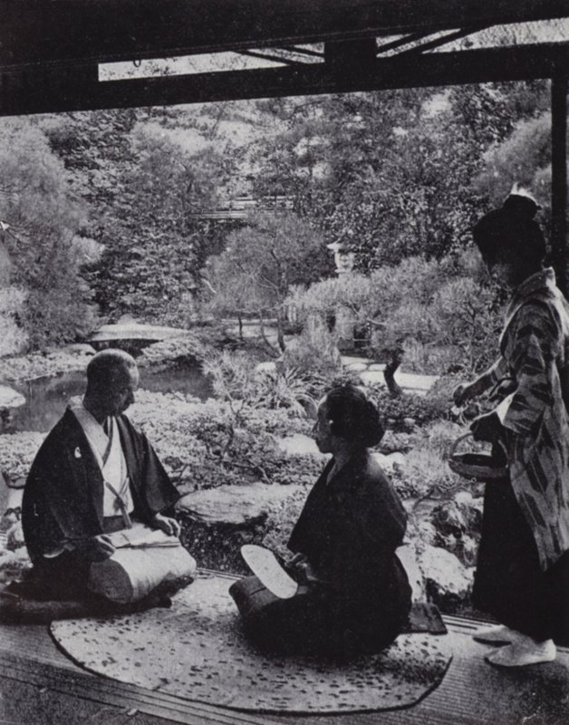 Güzel bir özel bahçe (s/b fotoğraf) by American Photographer (after)