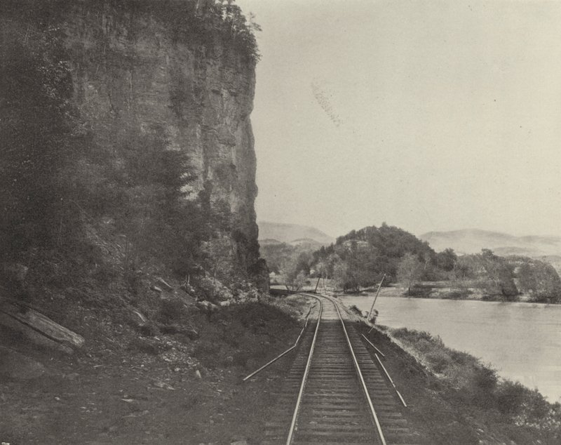 Castle Rock, New River (s/b fotoğraf) by American Photographer (after)