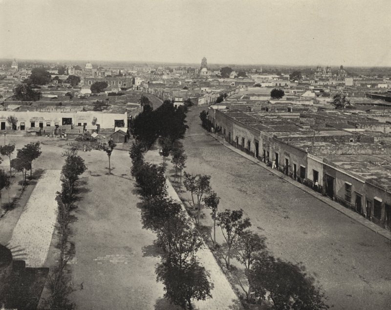 Queretaro Şehri, Meksika (s/b fotoğraf) by American Photographer (after)