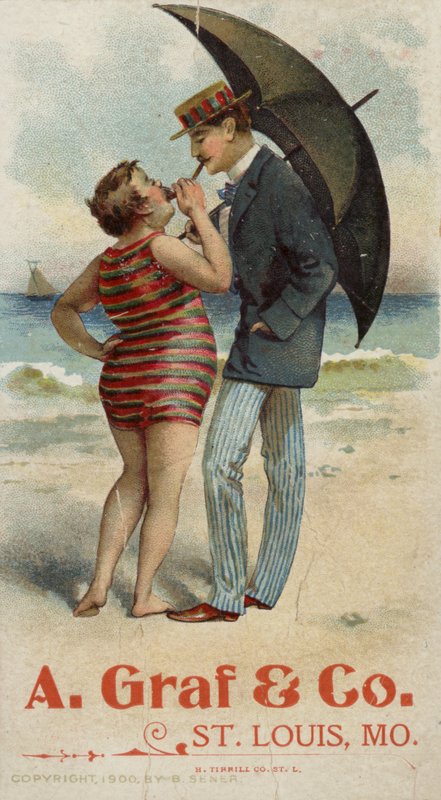Sahilde Sigara İçen Çift by American School
