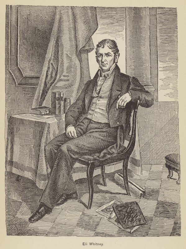 Eli Whitney (gravür) by American School