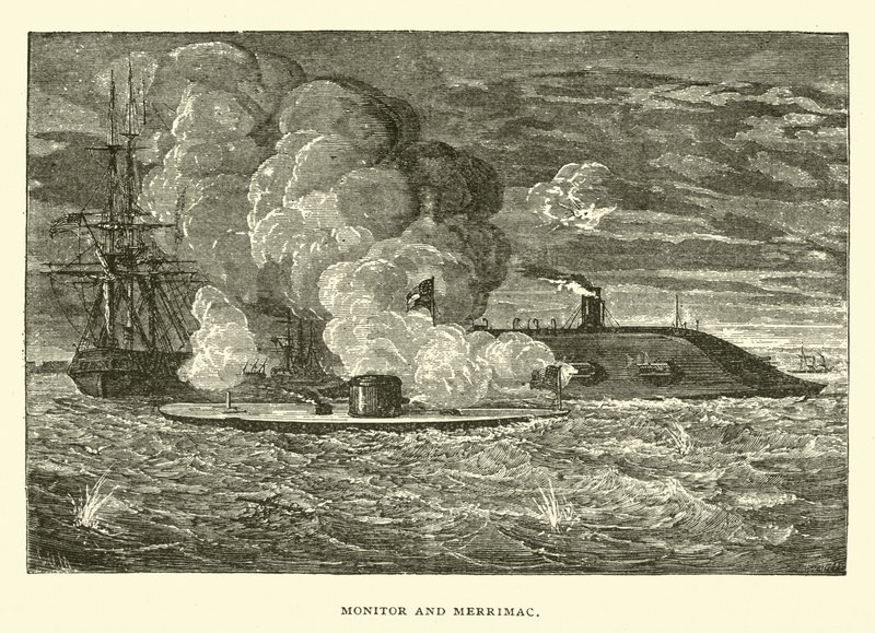 Monitör ve Merrimac by American School