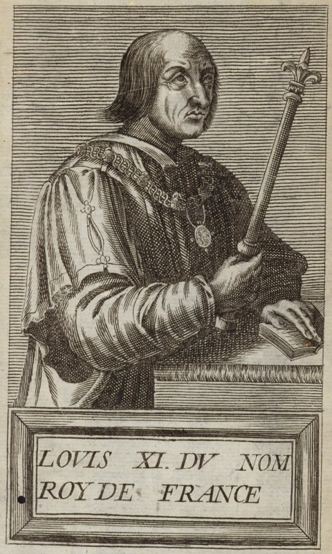 Fransa Kralı XI.Louis by Andre Thevet