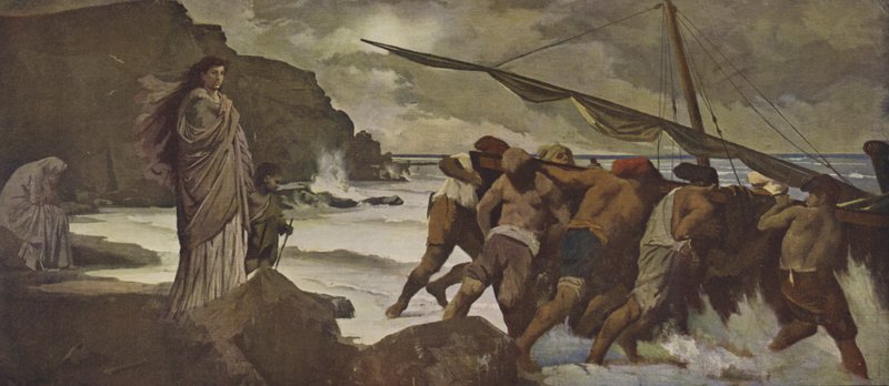 Medea (yağlı boya) by Anselm Feuerbach