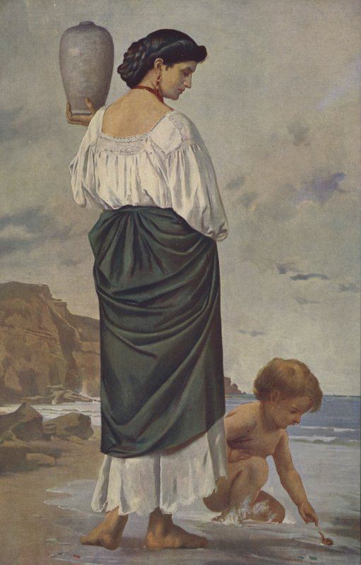 Su Taşıyıcı (yağlı boya) by Anselm Feuerbach