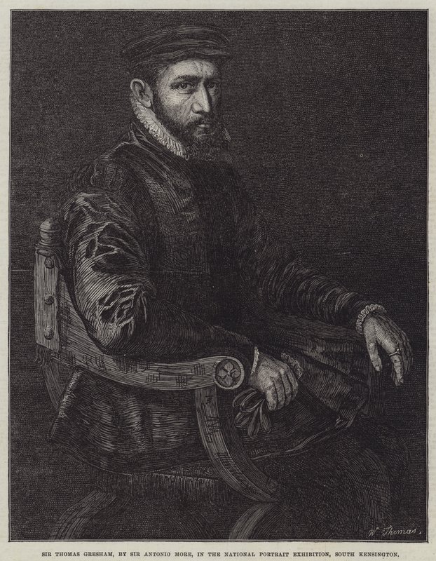 Sör Thomas Gresham by Anthonis van Dashorst Mor