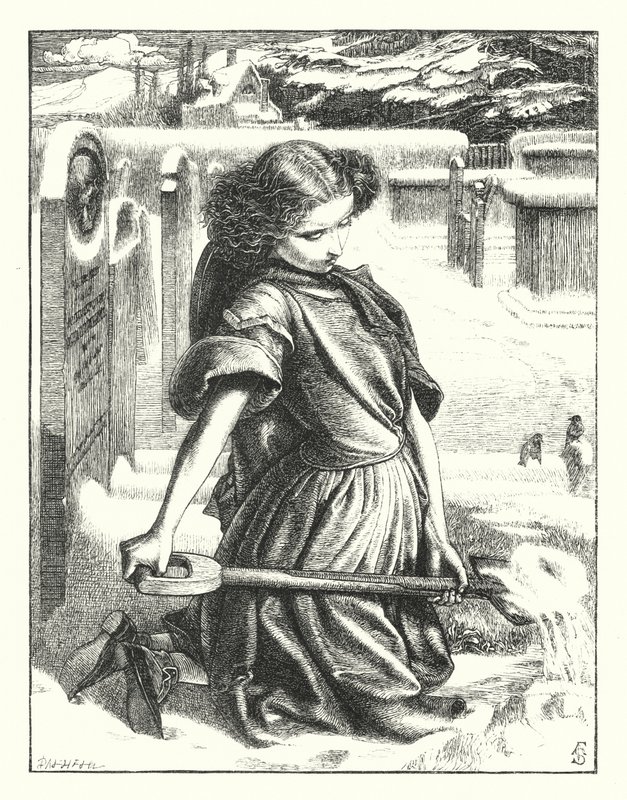 Küçük Yaslı (gravür) by Anthony Frederick Augustus (after) Sandys