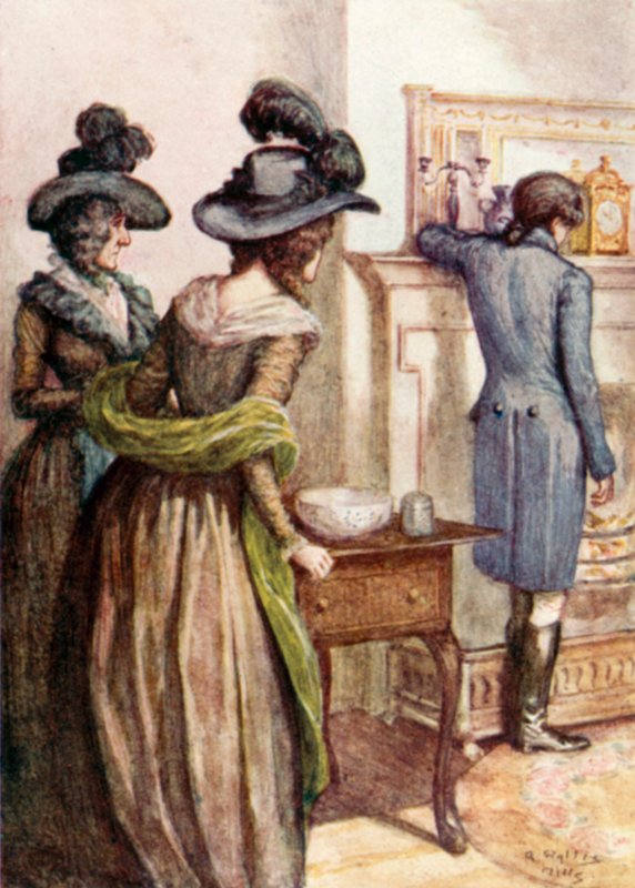 Illustration for Pride and Prejudice by Jane Austen  by Arthur Wallis Mills