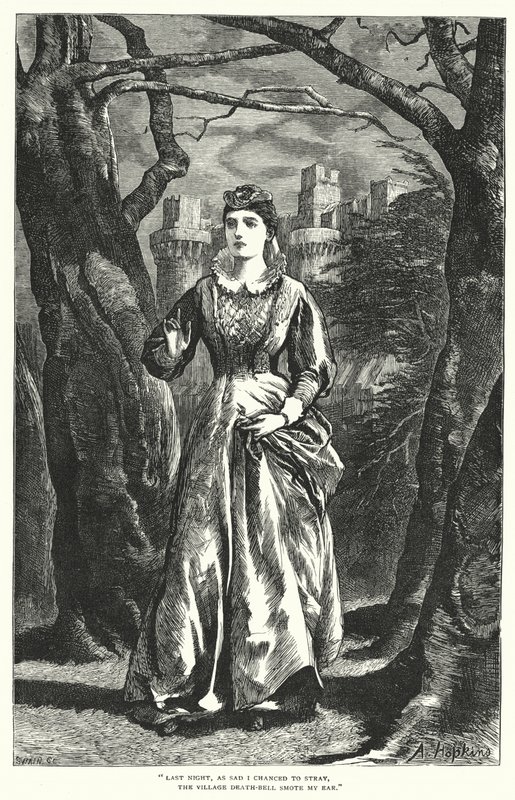 Cumnor Salonu (gravür) by Arthur (after) Hopkins