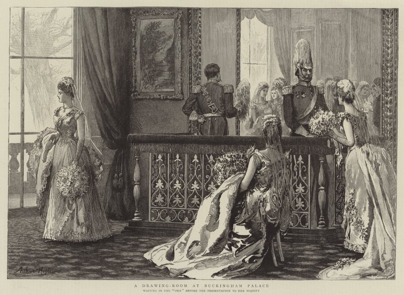 Buckingham Sarayı'nda Bir Misafir Odası by Arthur Hopkins