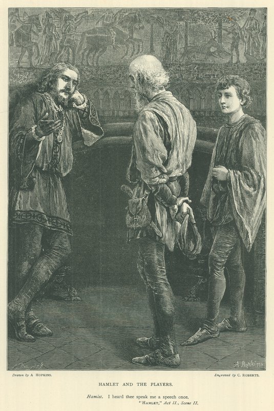 Hamlet için İllüstrasyon by Arthur Hopkins