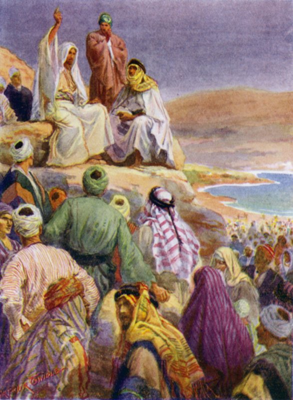 Dağdaki vaaz (renkli taş) by Arthur Twidle