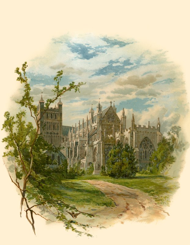 Cathedrale ya Exeter, Iburasirazuba by Arthur Wilde Parsons