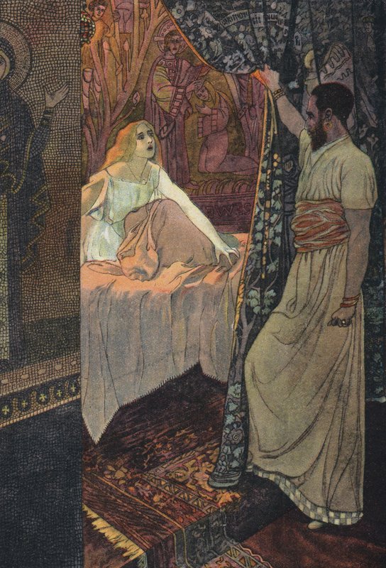 William Shakespeare, Othello (renkli taş) by Artus Scheiner