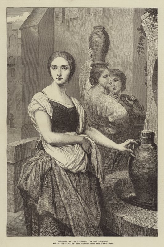 Margaret Çeşmede by Ary Scheffer