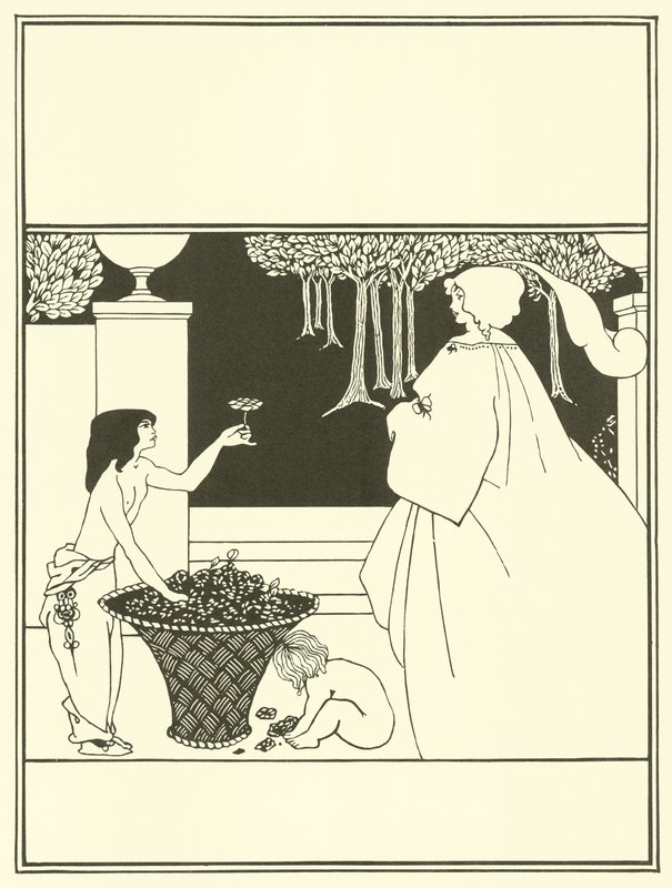 Kapak Tasarımı, Sarı Kitap by Aubrey Beardsley