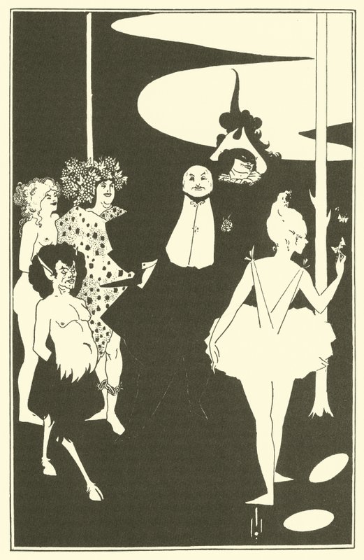 Frontispiece, John Davidson tarafından Oyunlar, 1893 by Aubrey Beardsley