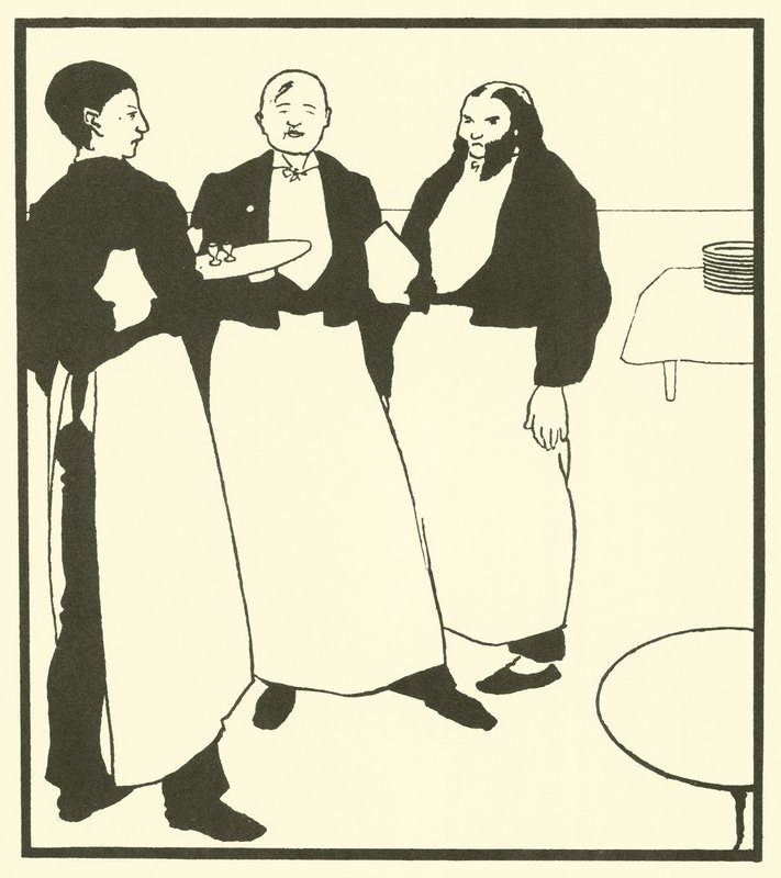 kafe erkekleri by Aubrey Beardsley