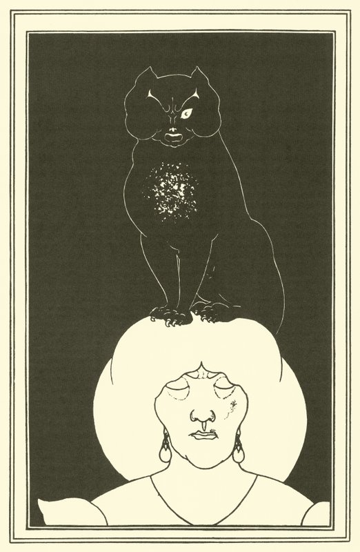 Siyah kedi by Aubrey Beardsley