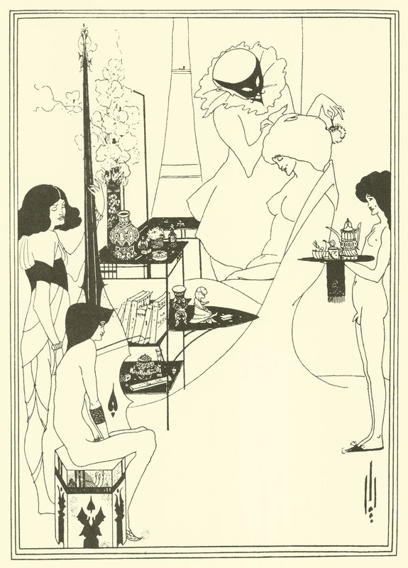 Salome tuvaleti by Aubrey Beardsley
