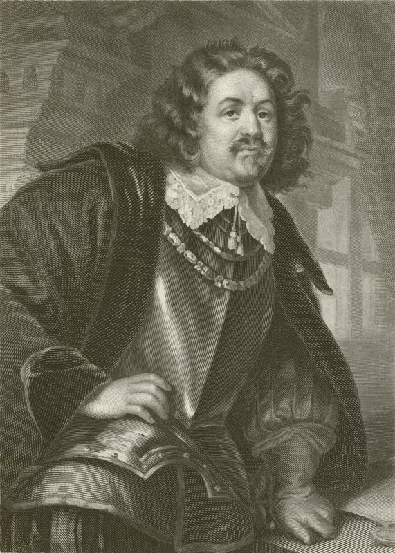 Octavio Piccolomini (gravür) by August Friedrich Pecht