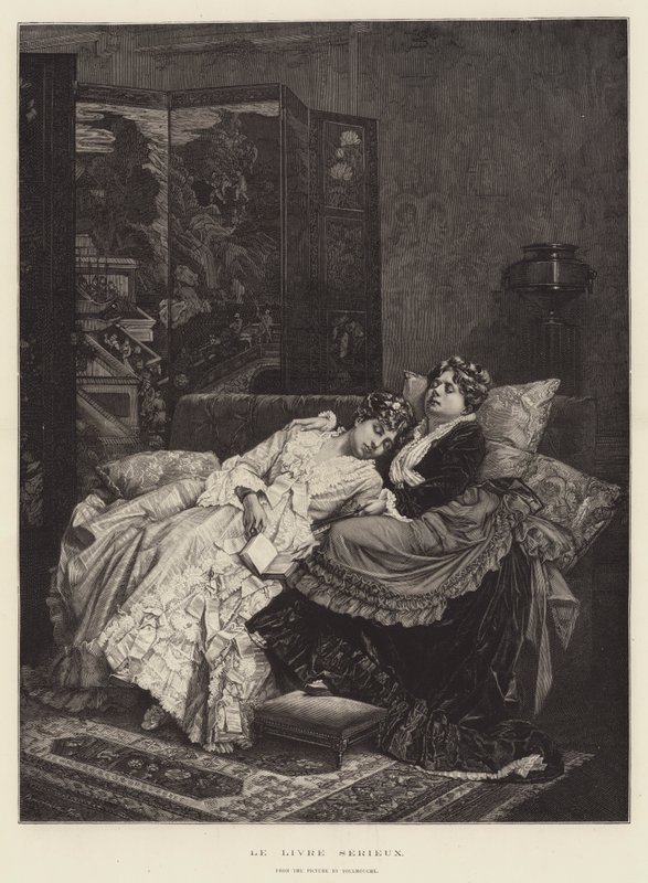 Ciddi Kitap by Auguste Toulmouche