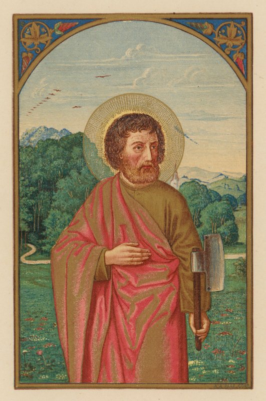 S Mathias, Havari (chromolitho) by Austrian School