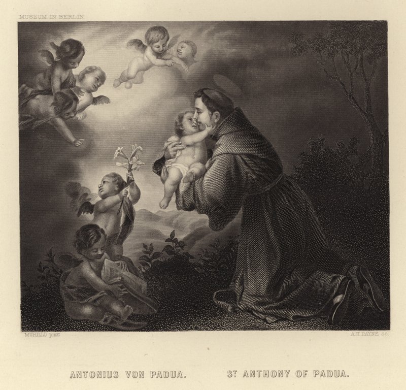 Padua Aziz Anthony by Bartolomé Esteban Murillo