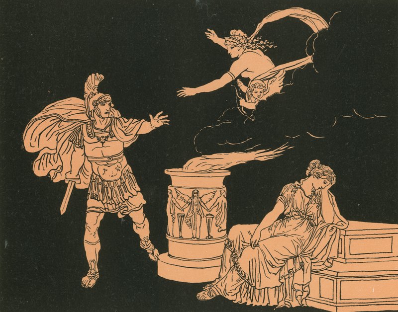 Aeneas ve Helen by Bartolomeo Pinelli