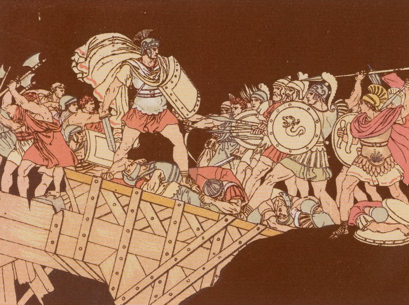 Köprüdeki Horatius by Bartolomeo Pinelli