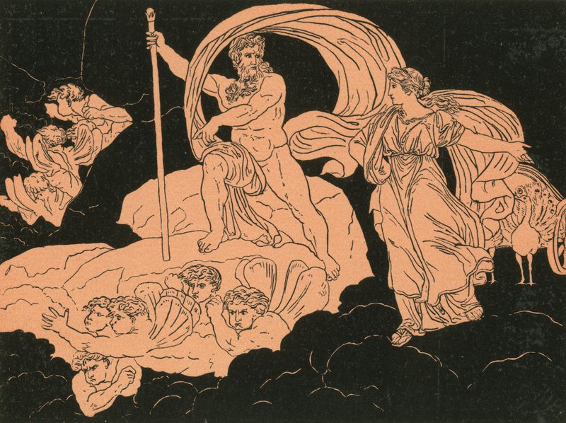 Juno and Aeolus by Bartolomeo Pinelli
